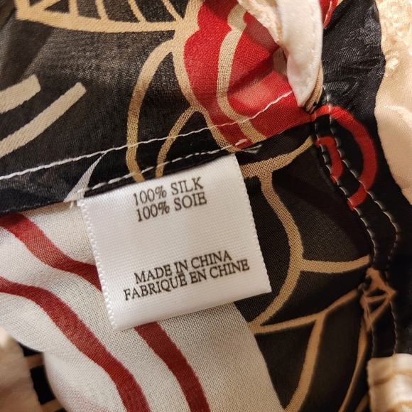 Esther Chen luxury silk blouse size 6 - Picture 9 of 11